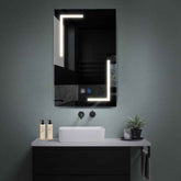 LED Spiegel Vertikal | Touch-Schalter | Anti-Beschlag-Funktion | Neutralweißes Licht - Reyze Seria Salono Model 3